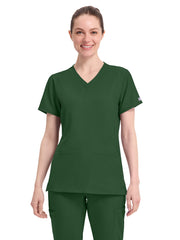 Med Couture - MC Insight - Women's 4-Pocket Shaped Shoulder Seam Top
