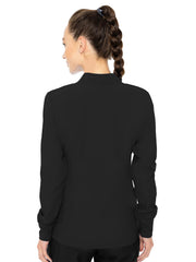 Med Couture - MC Insight - Women's 3-Pocket Zip Front Warm-Up Jacket
