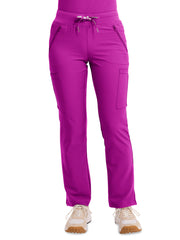 Med Couture - MC Insight - Women's 4-Pocket Jersey-Knit Waistband Pant