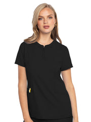 Med Couture - MC Insight - Women's 3-Pocket Zip Front Top