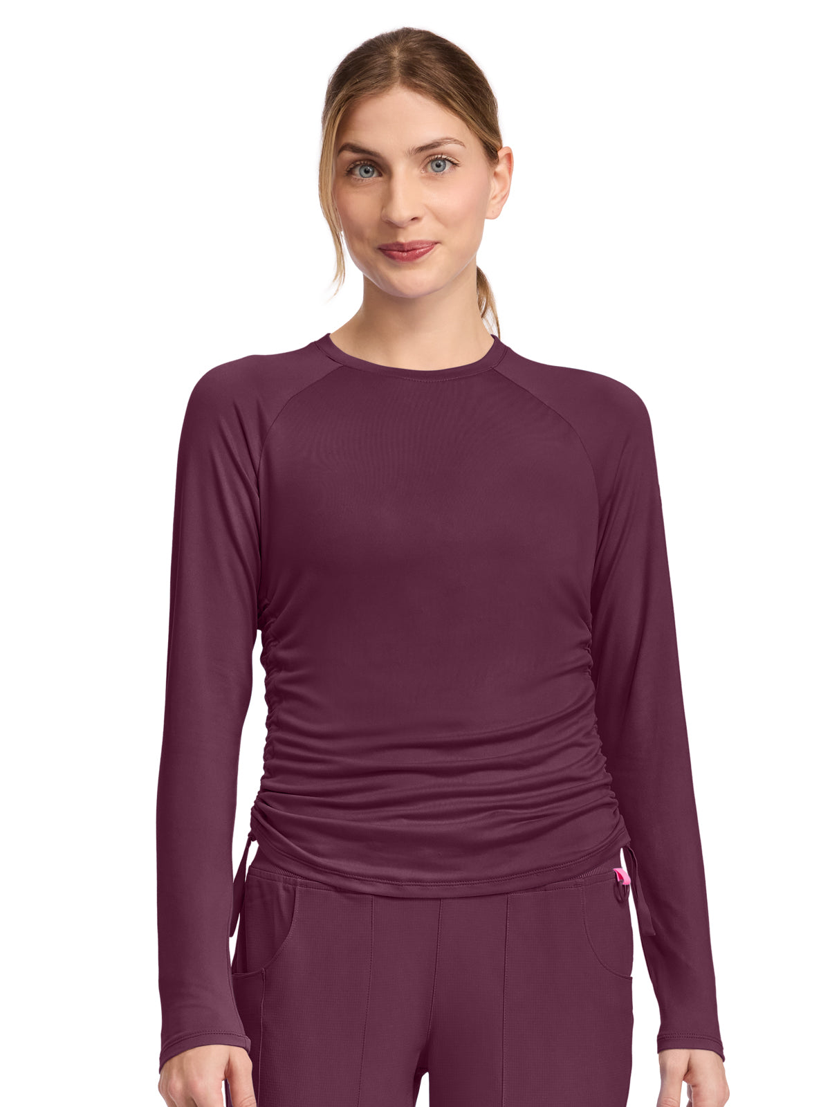 Med Couture - MC AMP - Women's Pocketless Long Sleeve Underscrub Shirt