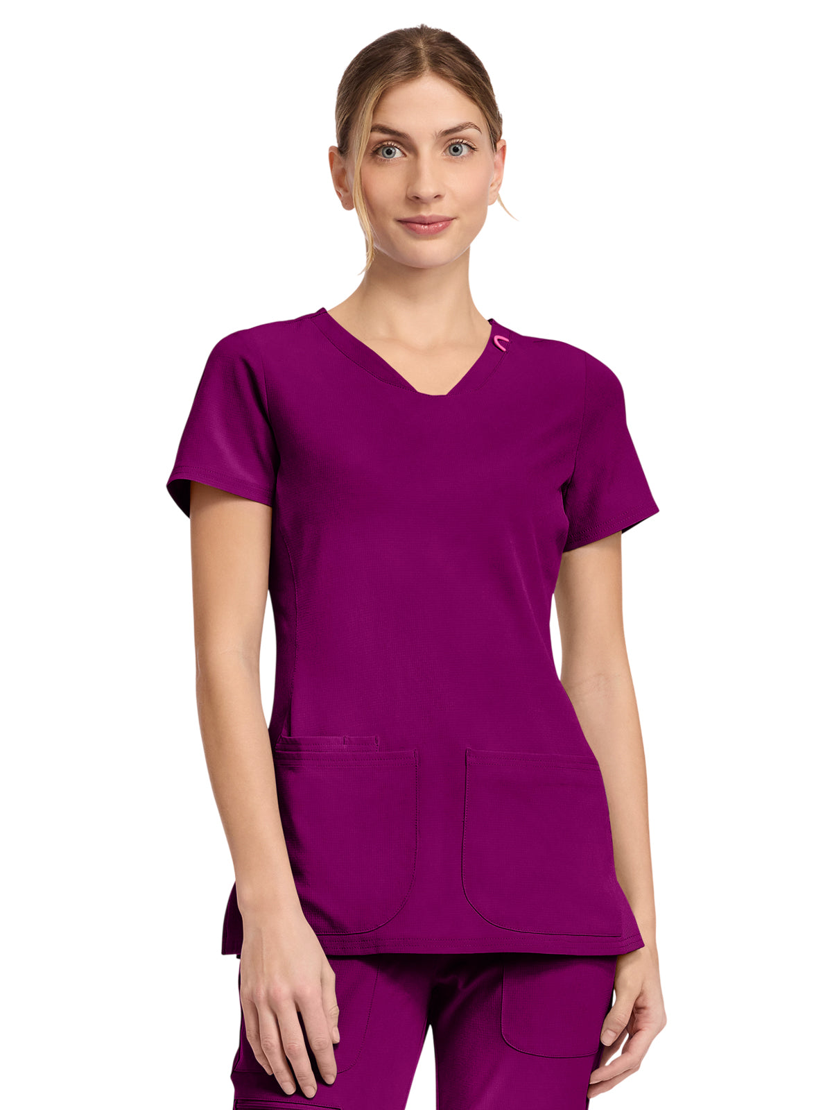 Med Couture - MC AMP - Women's 3-Pocket V-Neck Top