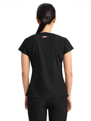 Med Couture - MC AMP - Women's 3-Pocket Square Neck Scrub Top