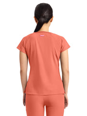 Med Couture - MC AMP - Women's 3-Pocket Square Neck Scrub Top