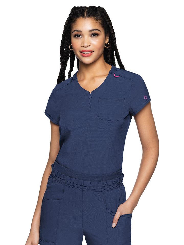 Med Couture - MC AMP - Women's 1-Pocket V-Neck Top