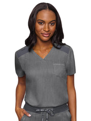 Med Couture - MC Touch - Women's 1-Pocket V-Neck Top