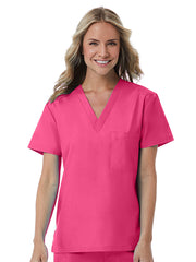Maevn - Red Panda - Unisex One-Pocket V-Neck Top