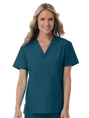 Maevn - Red Panda - Unisex One-Pocket V-Neck Top