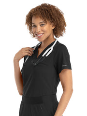 Maevn - Focus - Women's Three-Pocket V-Neck Tuck In Top