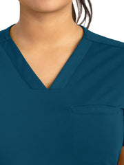 Maevn - Focus - Women's Three-Pocket V-Neck Tuck In Top