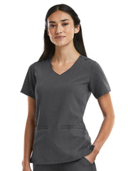 Maevn - Matrix Pro - Women's Two-Pocket Curved V-Neck Top