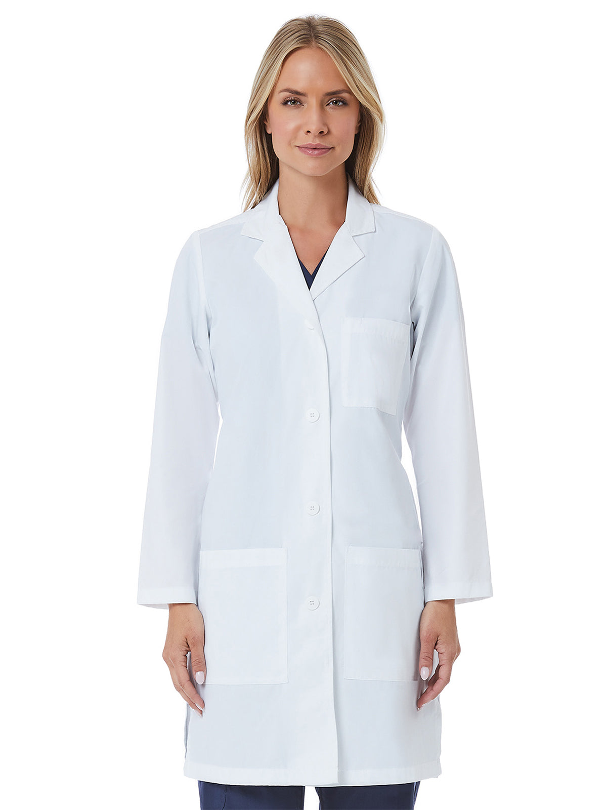 Maevn - Red Panda - Women's Three-Pocket 37" Full-Length Lab Coat