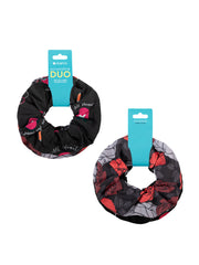 Maevn - Scrunchie Duo - Printed Scrunchie Duo Set