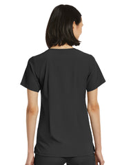 ScrubJoy Originals - Women's Fitted One-Pocket V-Neck Top