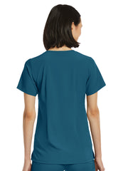 ScrubJoy Originals - Women's Fitted One-Pocket V-Neck Top
