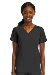 ScrubJoy Originals - Women's Fitted Two-Pocket V-Neck Top