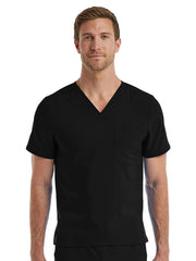 ScrubJoy Fit-4-All - Unisex One-Pocket V-Neck Top