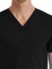 ScrubJoy Fit-4-All - Unisex One-Pocket V-Neck Top