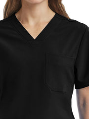ScrubJoy Fit-4-All - Unisex Three-Pocket V-Neck Top