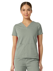 Parkley Kinetic - Women's Two-Pocket ASTRID V-Neck Top