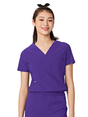 Parkley ABC - Women's Two-Pocket Tuck Band VALENCIA V-Neck Top