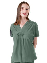 Parkley Quantum - Women's Two-Pocket Shirred Nova Top