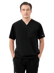 Parkley Quantum - Men's Three-Pocket RYDER V-Neck Scrub Top