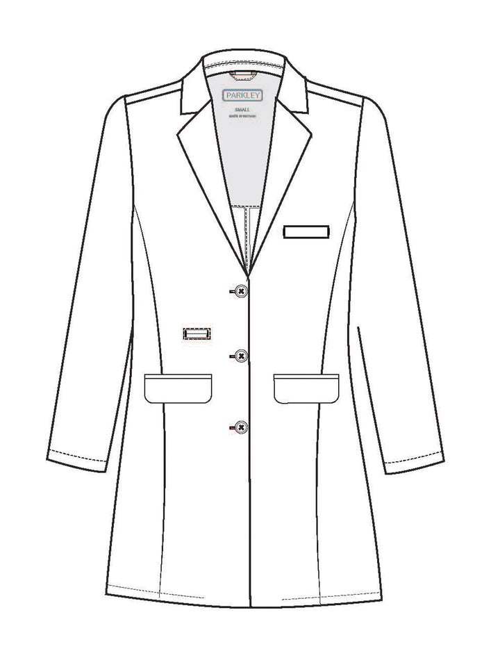 Parkley - Women's Seven-Pocket 35" Premium Long Perfect Lab Coat