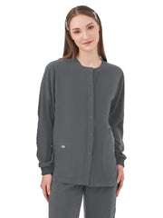 Parkley Quantum - Women's Two-Pocket CELESTE Snap Front Jacket