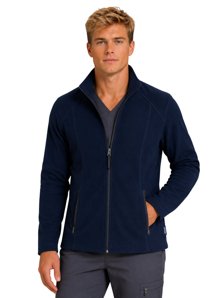 Parkley - Perfect Fleece - Men's Two-Pocket Bonded Fleece Full Zip Jacket