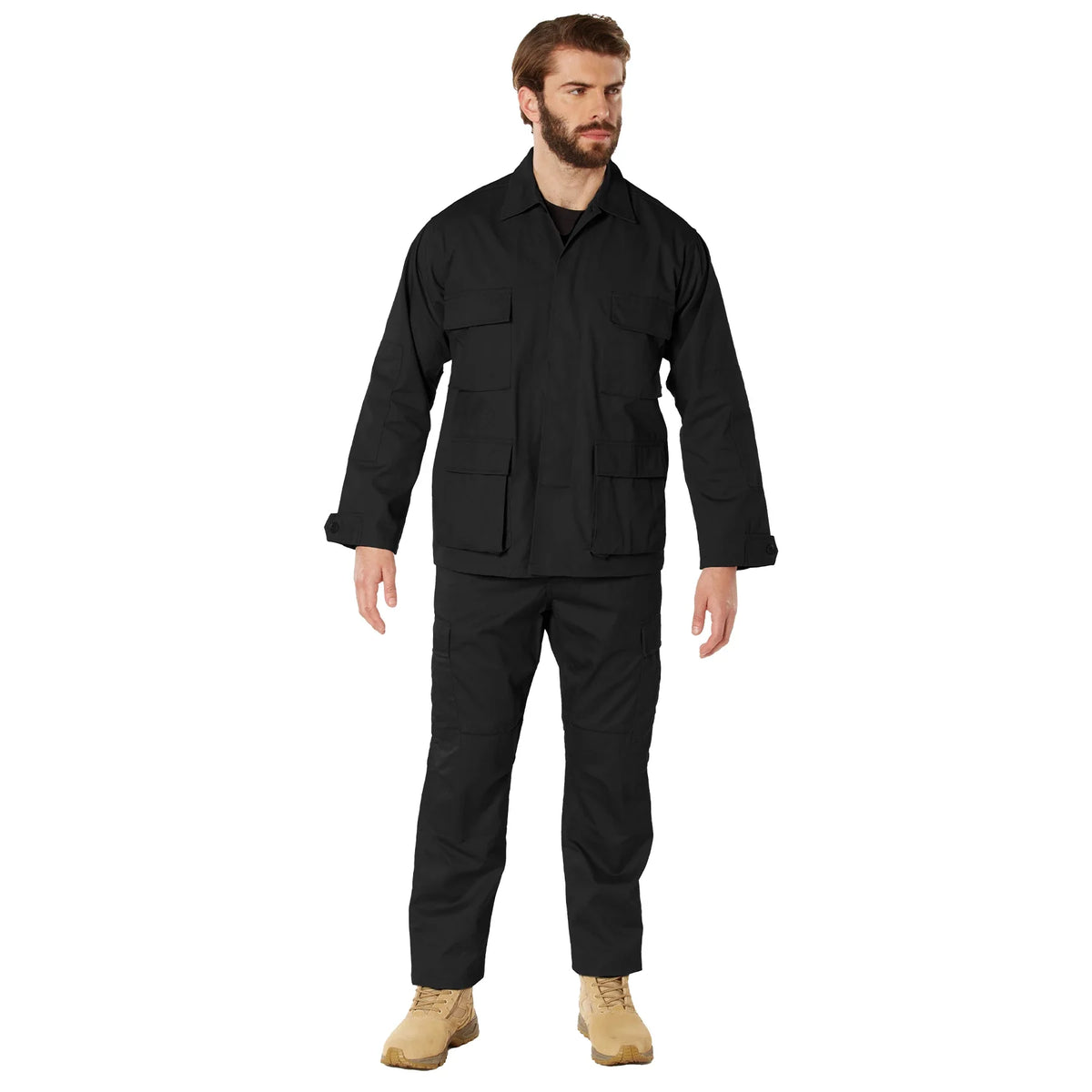 Rothco Twill BDU Shirt in black