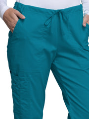 Cherokee - Workwear Core Stretch - Mid Rise Drawstring Cargo Pant