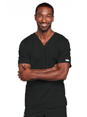 Cherokee - Workwear Core Stretch - Unisex Four-Pocket V-Neck Top