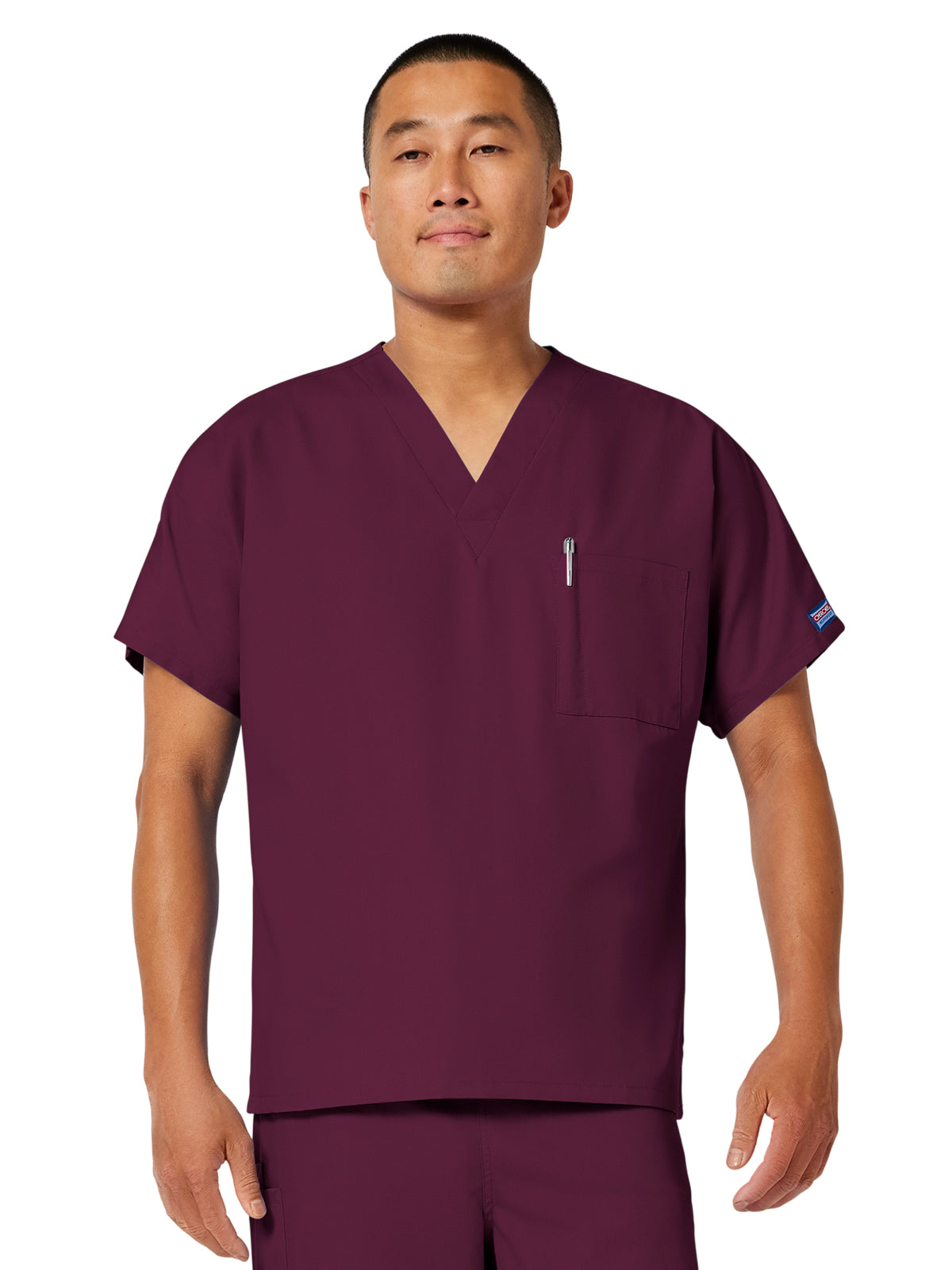Cherokee - Workwear Originals - Unisex 1-Pocket V-Neck Top