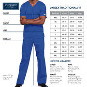 Cherokee - Workwear Originals - Unisex 3-Pocket V-Neck Top