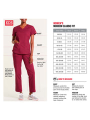 Dickies Medical - EDS Signature - Women's 6-Pocket Natural Rise Tapered Leg Pant