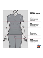 Dickies Medical - EDS Signature - Women's 3-Pocket V-Neck Top