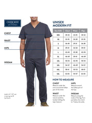 Cherokee - WW Originals Ultra - Unisex 3-Pocket Mid Rise Drawstring Pant
