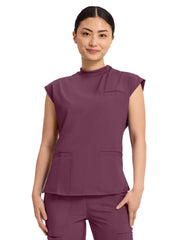 Infinity - Women's 4-Pocket Mock Neck Top