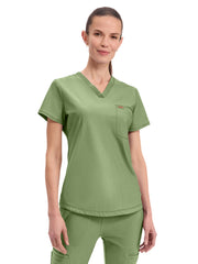 Cherokee - Form - Women's 1-Pocket Tuckable V-Neck Top