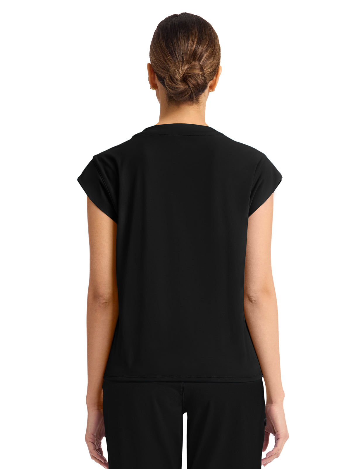 Cherokee - Cherokee Achieve - Women's 1-Pocket Crew Neck Top