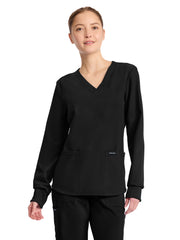 Cherokee - Workwear Originals Ultra - Women's 2-Pocket Long Sleeve Top