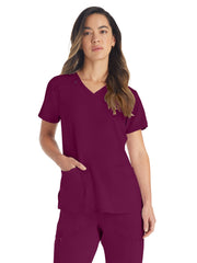 Dickies Medical - EDS Essentials - Women's 2-Pocket Contemporary V-Neck Top
