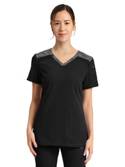 Dickies Medical - Dynamix - Women's 3-Pocket V-Neck Top