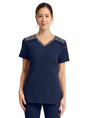 Dickies Medical - Dynamix - Women's 3-Pocket V-Neck Top