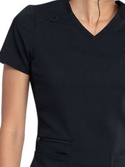 Dickies Medical - Balance - Women's 5-Pocket Rib Knit V-Neck Top