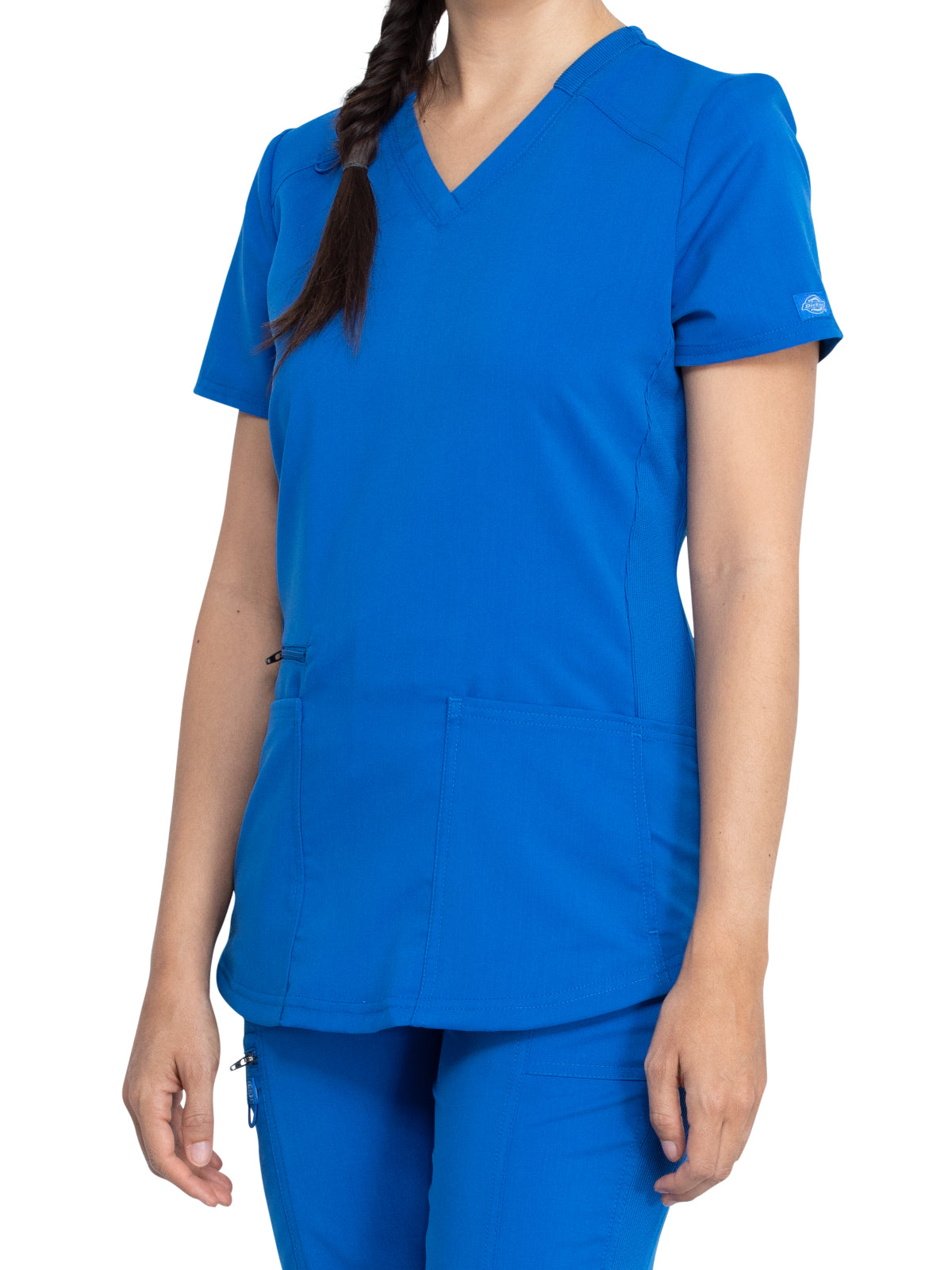 Dickies Medical - Balance - Women's 5-Pocket Rib Knit V-Neck Top
