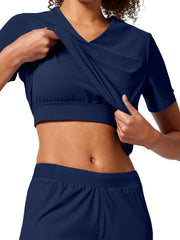 Infinity Pursuit - Women's 2-Pocket Built in Sport Bra Top