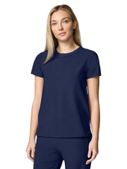 Infinity Pursuit - Women's Pocketless Crew Neck Scrub Top