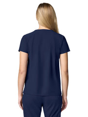Infinity Pursuit - Women's Pocketless Crew Neck Scrub Top